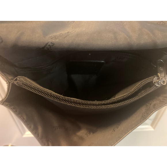 Fossil Black Leather Purse, Crossbody, Handbag, Adjustable Straps, Hobo Bag - Picture 11 of 13